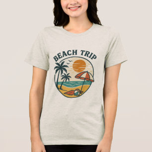 T-shirt En Tri-matière Beach Trip Shirt, Beach Vacances