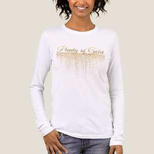 T-shirt En Tri-matière Beaucoup d'Or Paillettes Dorées