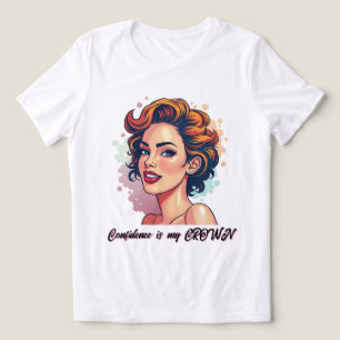T-shirt En Tri-matière Beauté audacieuse - Art rétro vibrant