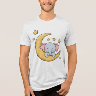 T-shirt En Tri-matière Bébé éléphant dormant
