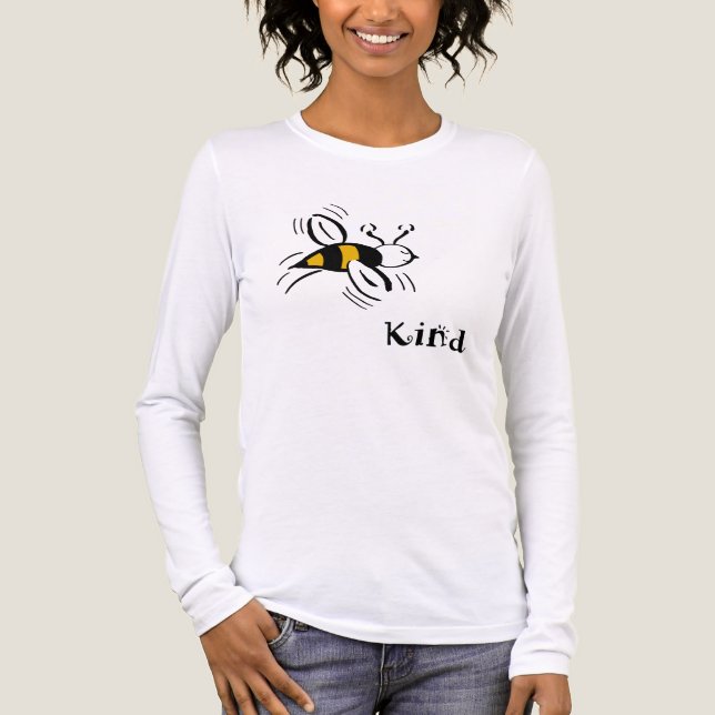 T-shirt En Tri-matière Bee Kind par Cussdum Designs (Recto)