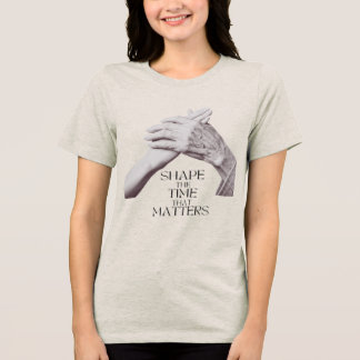 T-shirt En Tri-matière bella canvas Déclaration des femmes Tee