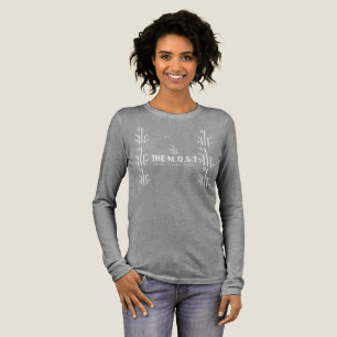 T-shirt En Tri-matière Bella+Canvas Tri-blend à manches longues (gris viv