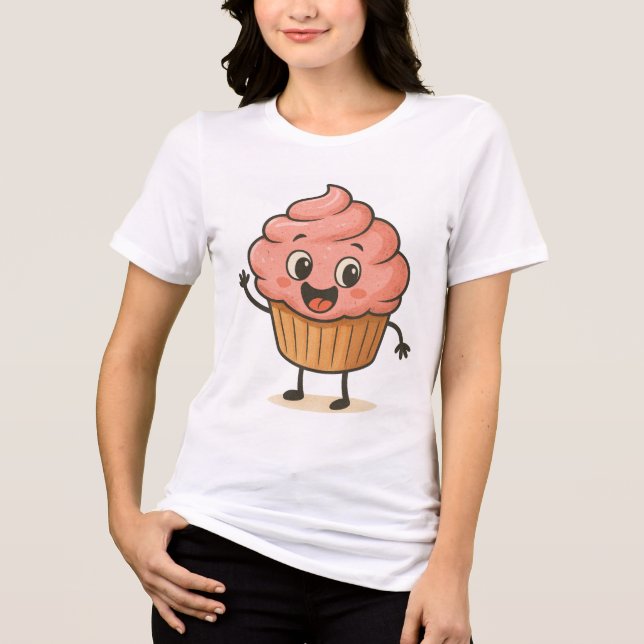 T-shirt En Tri-matière Bella+Canvas Women's Tri-blend T-Shirt (Recto)