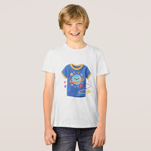 T-shirt En Tri-matière Bella+Canvas Youth Tri-blend T-Shirt (Recto plein)