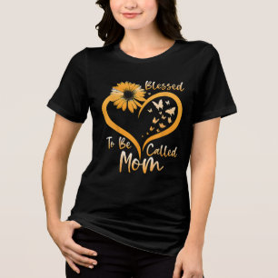 T-shirt En Tri-matière Bénie d'être appelée maman