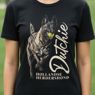 T-shirt En Tri-matière Berger Hollandais -Hollandse Herdershond