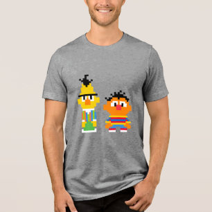 T-shirt En Tri-matière Bert et Ernie Pixel Art