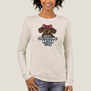 T-shirt En Tri-matière Best Dachshund Maman