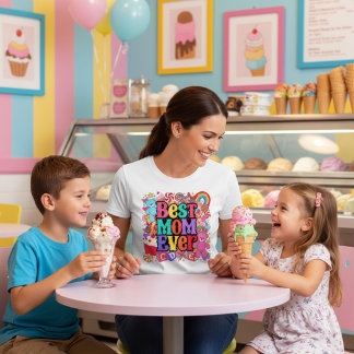 T-shirt En Tri-matière Best Mom Ever 