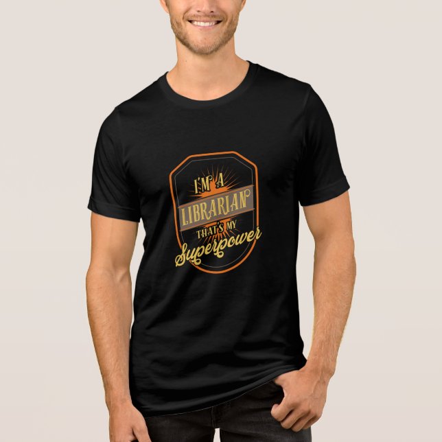 T-shirt En Tri-matière Bibliothécaire (Recto)