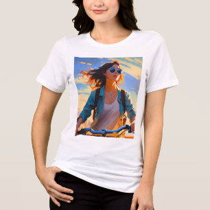 T-shirt En Tri-matière Bicyclettes vintages