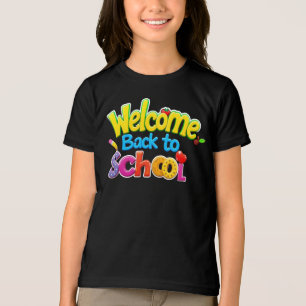 T-shirt En Tri-matière Bienvenue à l'école - Fun & Colorée School