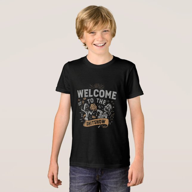 T-shirt En Tri-matière Bienvenue dans le ShitShow (Recto plein)