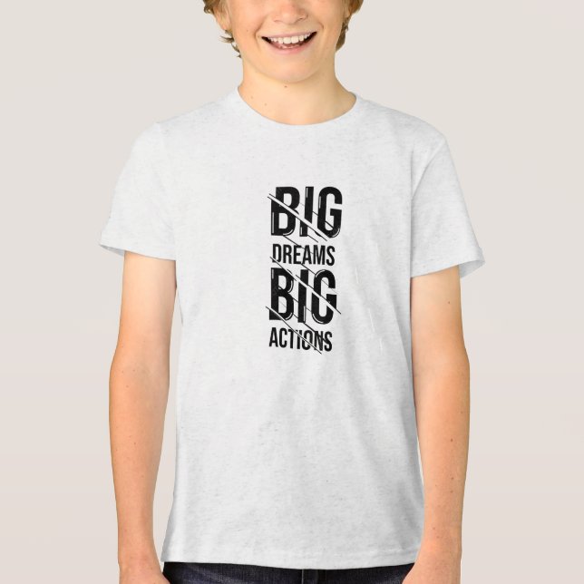 T-shirt En Tri-matière Big Dream Big Action (Recto)