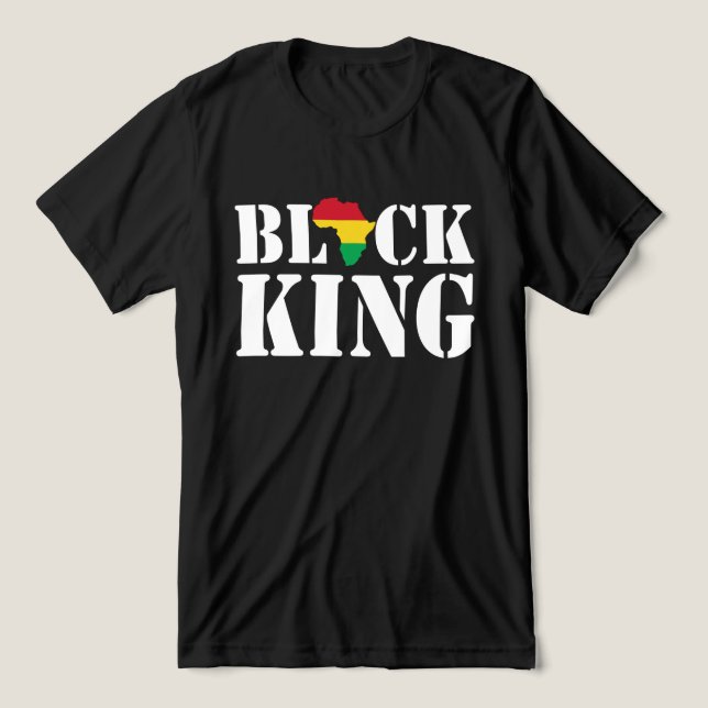 T-shirt En Tri-matière Black King (Design Recto)