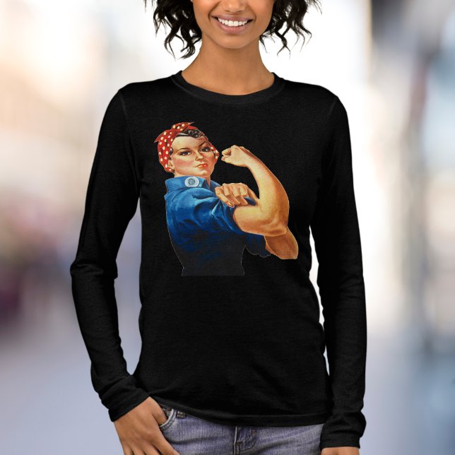 T-shirt En Tri-matière Black Rosie la chemise Riveter (Rosie the Riveter Shirt)