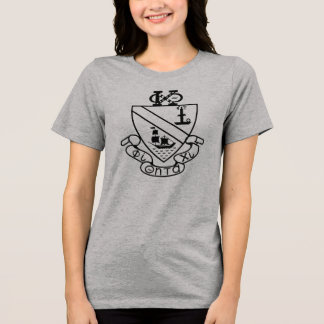 T-shirt En Tri-matière Blason de Phi Chi Theta | N&B