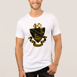 T-shirt En Tri-matière Blason de Phi Chi Theta Or et Noir