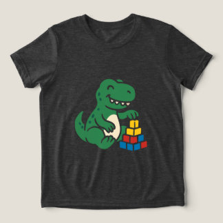 T-shirt En Tri-matière Blocs de construction Dino Fun