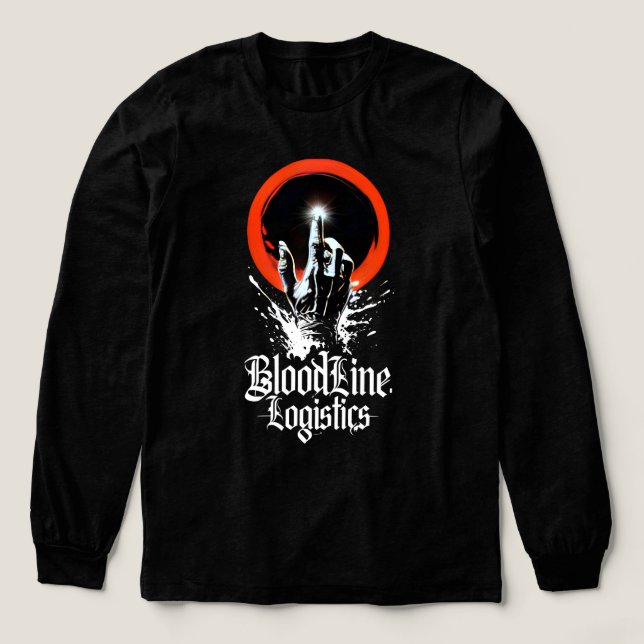 T-shirt En Tri-matière BloodLine Logistique - Gothique Chrome Main Art (Motif devant)