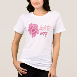 T-shirt En Tri-matière Blush to Berry - Logo minimaliste de typographie f