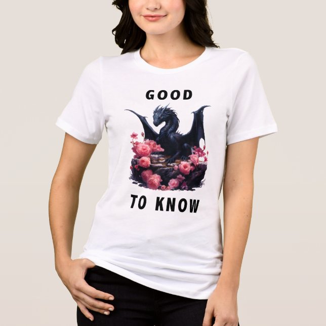 T-shirt En Tri-matière Bon À Connaître Chemise Dragon (Recto)