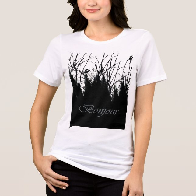 T-shirt En Tri-matière Bonjour (Recto)