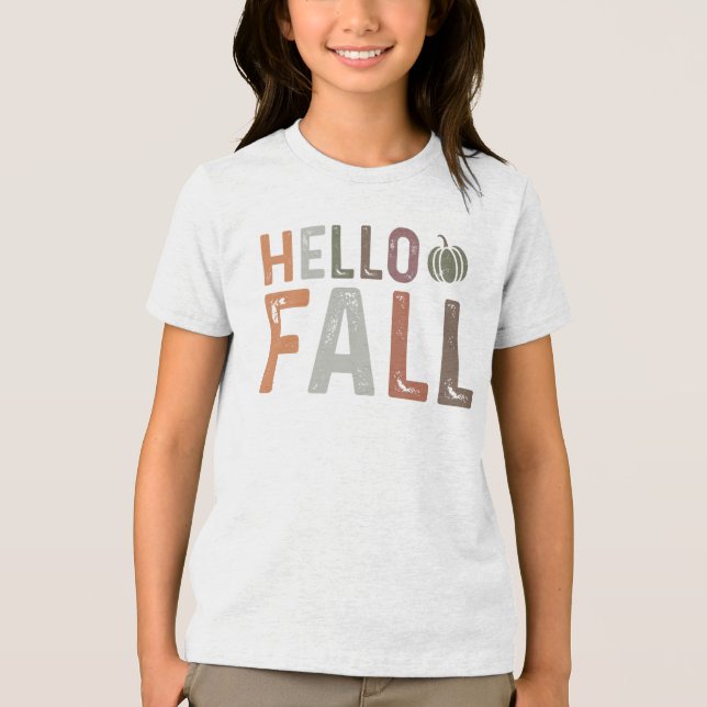 T-shirt En Tri-matière Bonjour Automne (Recto)