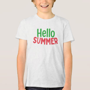 T-shirt En Tri-matière bonjour été