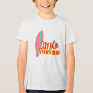 T-shirt En Tri-matière Bonjour Sunshine Summer Vibes Tee