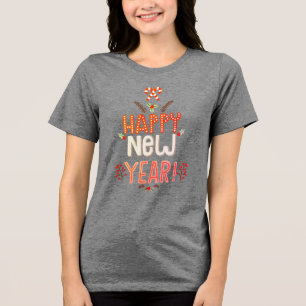 T-shirt En Tri-matière Bonne année festive   Vacances