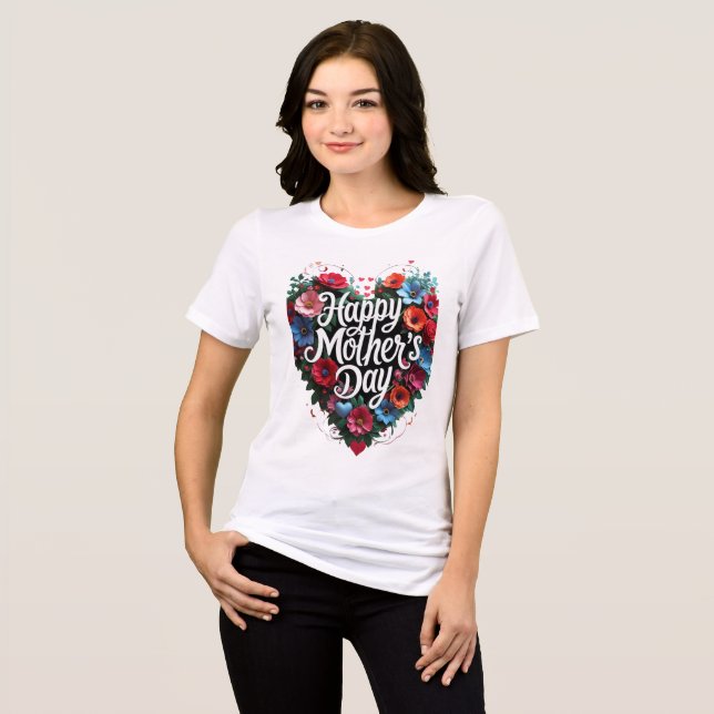 T-shirt En Tri-matière Bonne fête des mères (Recto plein)