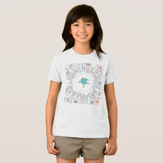 T-shirt En Tri-matière "Bonne Pâques" Cercle de lapins amusant