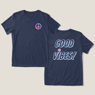 T-shirt En Tri-matière Bonnes vibrations paix