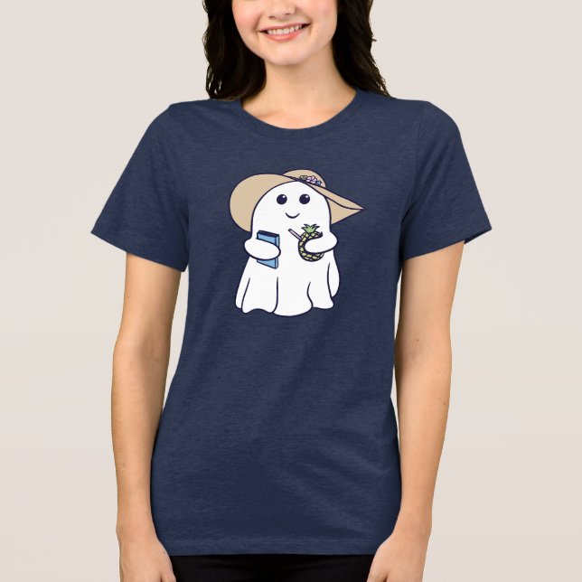 T-shirt En Tri-matière Bookish & Beachy Summerween Ghost T-Shirt (Recto)