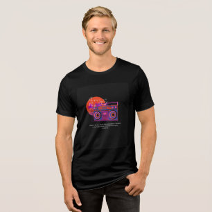 T-shirt En Tri-matière Boombox Tee Vibes Retro - Libérez votre DJ intérie
