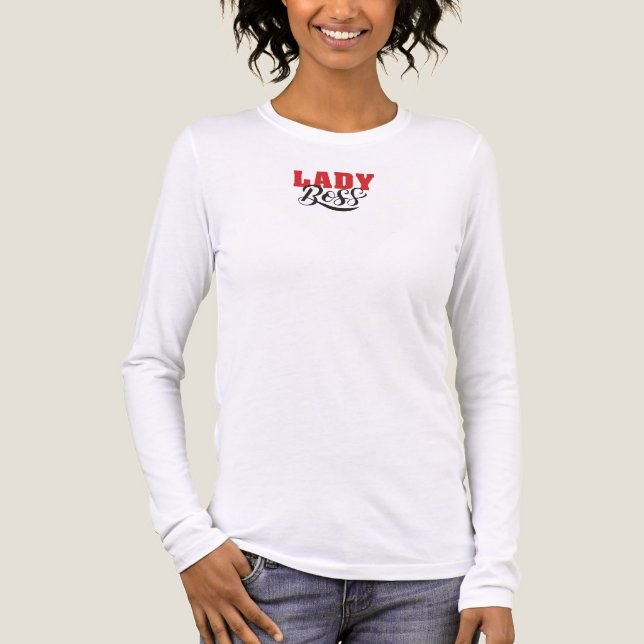 T-shirt En Tri-matière Boss Lady Mindset – Powerful Women Quote Design (Recto)