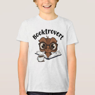 T-shirt En Tri-matière Boule de livres avec livre et café