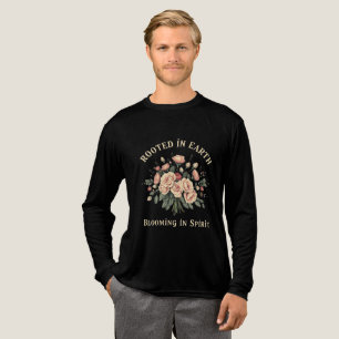 T-shirt En Tri-matière Bouquet de roses anciennes enraciné dans la terre 