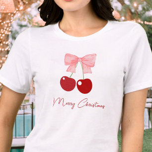T-shirt En Tri-matière Bow and Cherries, accueil personnalisé