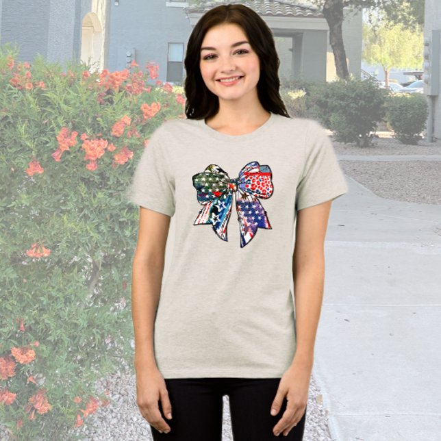 T-shirt En Tri-matière Bow patriotique (Créateur téléchargé)