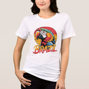 T-shirt En Tri-matière Brésil N'abandonne Jamais