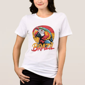 T-shirt En Tri-matière Brésil N'abandonne Jamais