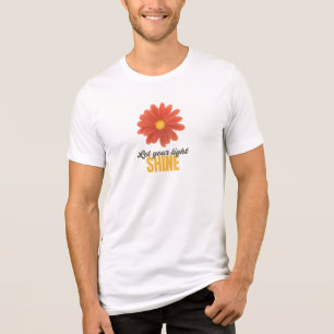 T-shirt En Tri-matière Bright Bloom – Art de citation floral stimulant