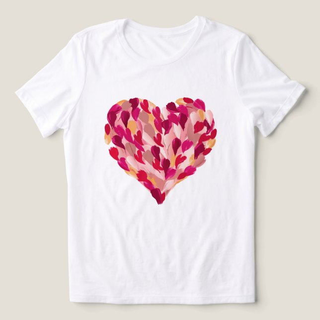 T-shirt En Tri-matière Bruxelles Saint-Valentin Coeur (Design Recto)