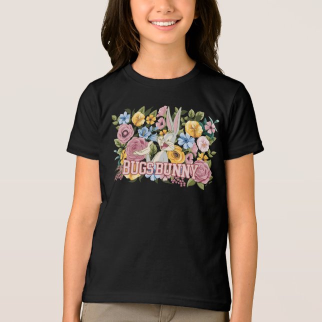 T-shirt En Tri-matière BUGS BUNNY™ Floral Embroidery Graphic (Recto)