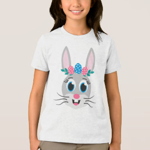 T-shirt En Tri-matière Bunny Face Girl-32885