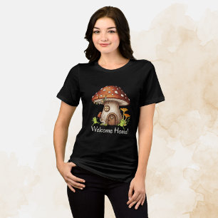 T-shirt En Tri-matière Cabane de Champignon Enchanté