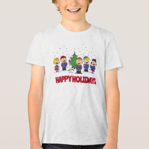 T-shirt En Tri-matière cacahuètes Autour de l'arbre de Noël
